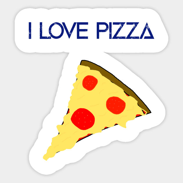 WhyVxnom I Love Pizza Merch Sticker by WhyVxnom